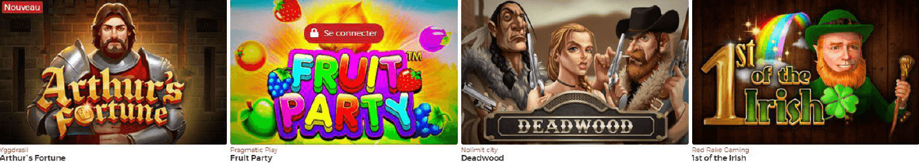 Jeux de casino