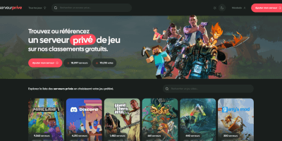 Miniature de l'article Un nouveau design pour Serveur Privé (Informations & nouveautés)