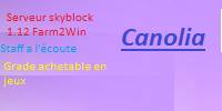 Miniature du serveur Canolia