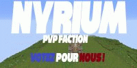 Miniature du serveur Nyrium PVP Faction