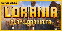 Miniature du serveur Lorania - Survie 26.1.2