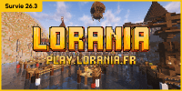 Miniature du serveur Lorania - Survie 26.3