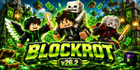 Miniature du serveur [ BETA ] Blockrot v26.2  Collectionne • Évolue • Vole • Domine