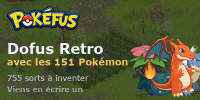 Miniature du serveur Pokéfus  Dofus Retro avec les 151 Pokémon