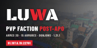 Miniature du serveur LUWA | PvP Faction Post-Apo