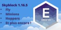 Miniature du serveur Erozya Skyblock 1.16.5  Fly - Minions - Hoppers - Etc