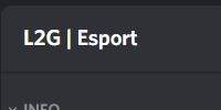 Miniature du serveur L2G | Esport
