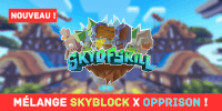 Miniature du serveur SKYOFSKILL - NOUVEAU | SkyBlock x Prison (Mélange) | 1.21.11