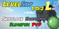 Miniature du serveur LevelSky  |  Serveur Skyblock 1.15.2  |  Slimefun / PvP / Economie