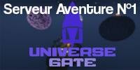Miniature du serveur Universe Gate - Serveur Aventure N°1 en France sur le Thème de l'espace