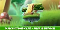Miniature du serveur LiptonSky - Skyblock 100% FARM2WIN JAVA & BEDROCK